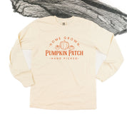 Home Grown Pumpkin Patch - LONG SLEEVE Comfort Colors Tee Little Mama Shirt Shop