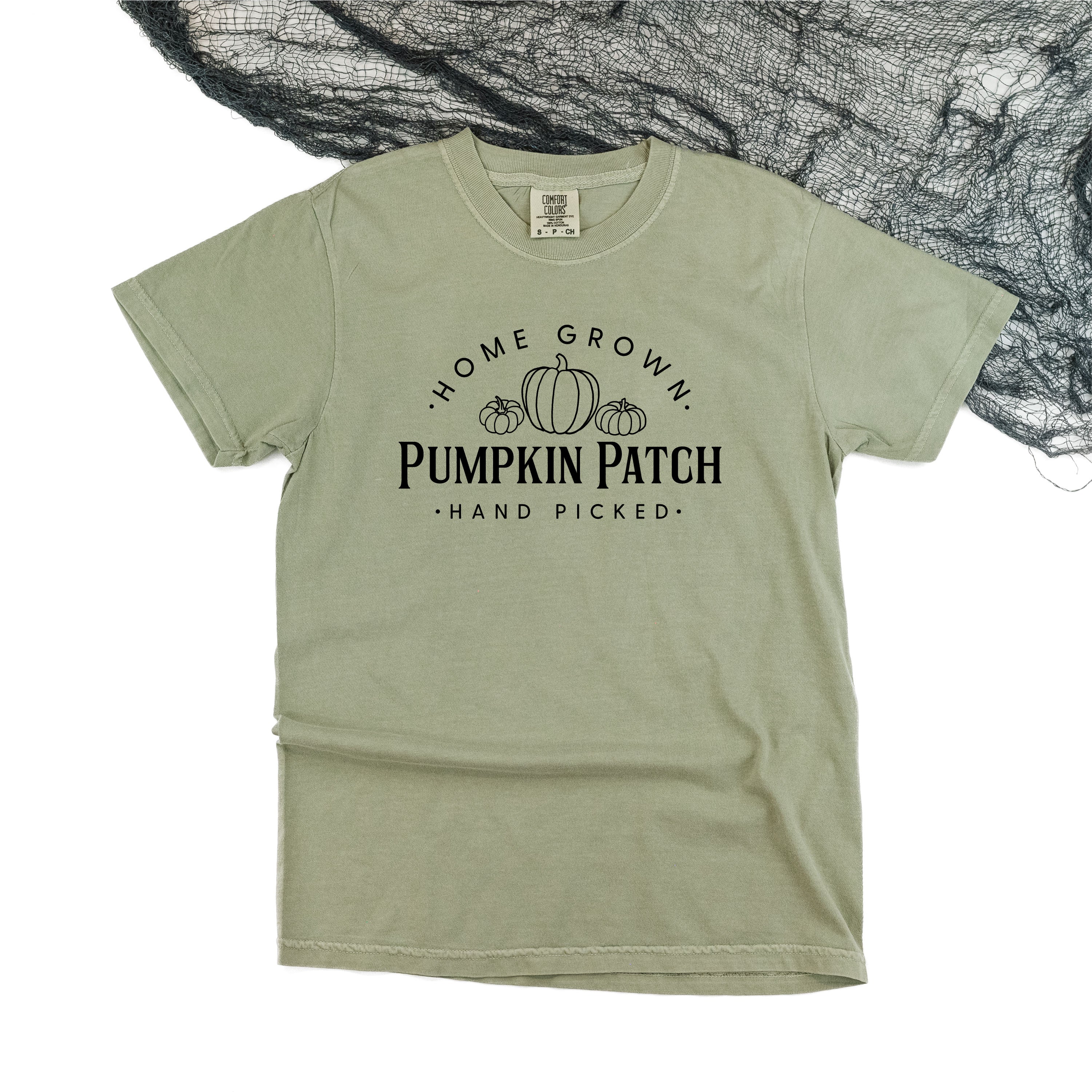 Home Grown Pumpkin Patch - SHORT SLEEVE COMFORT COLORS TEE Little Mama Shirt Shop
