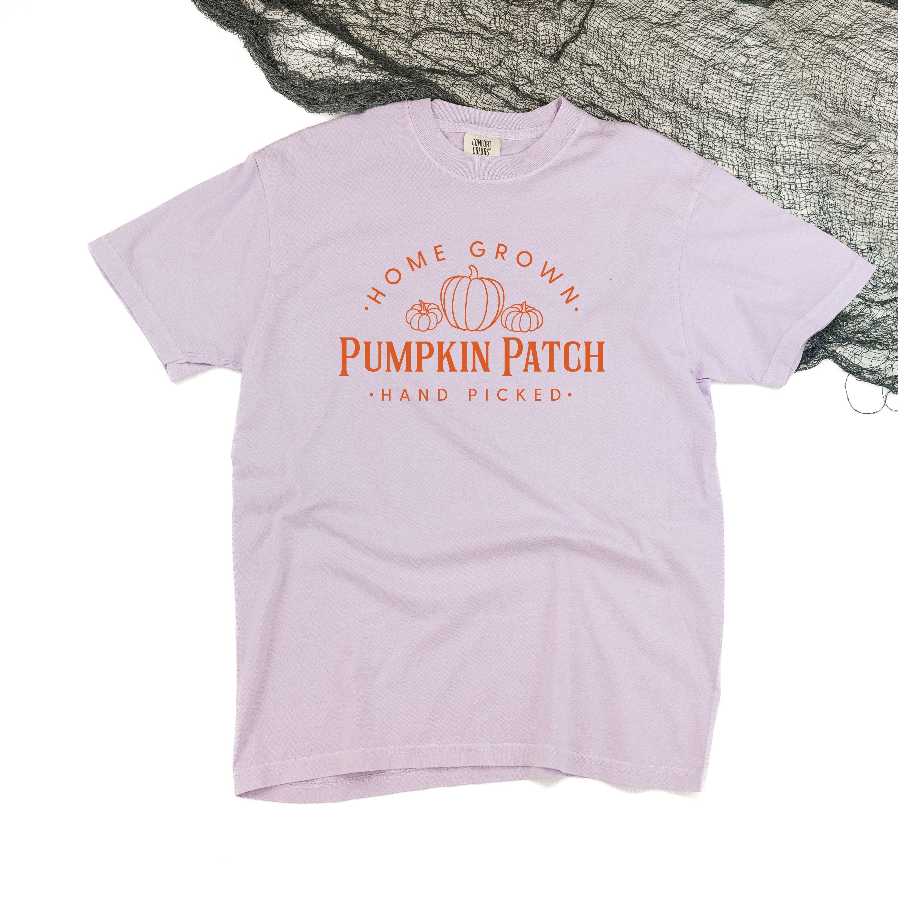 Home Grown Pumpkin Patch - SHORT SLEEVE COMFORT COLORS TEE Little Mama Shirt Shop