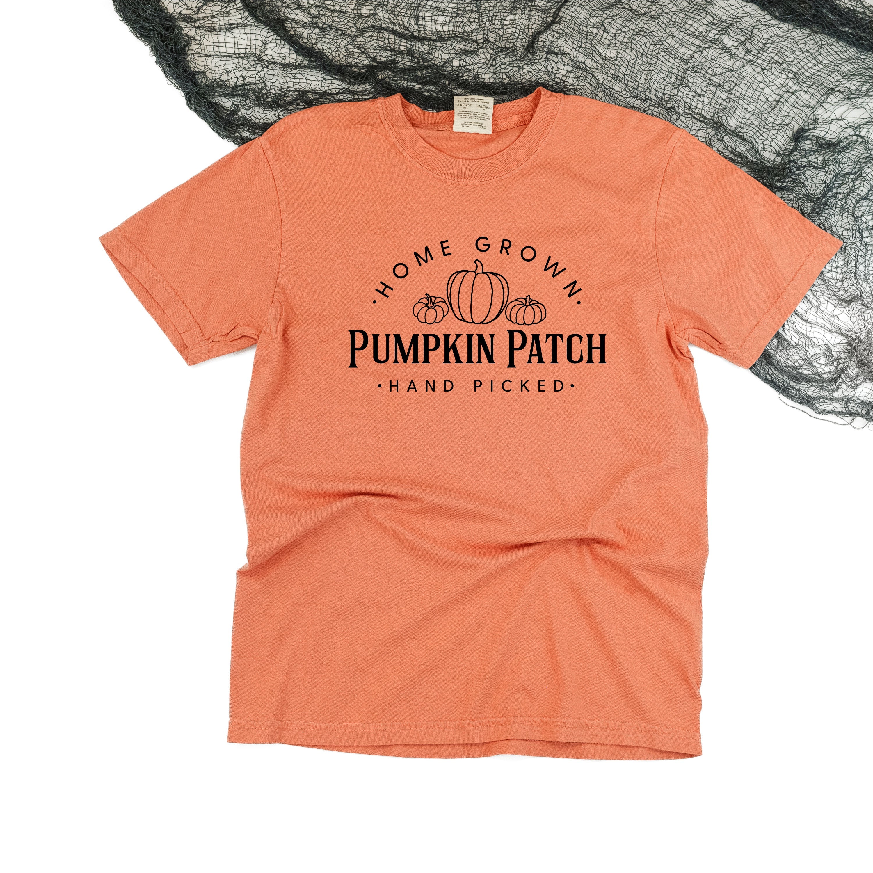 Home Grown Pumpkin Patch - SHORT SLEEVE COMFORT COLORS TEE Little Mama Shirt Shop