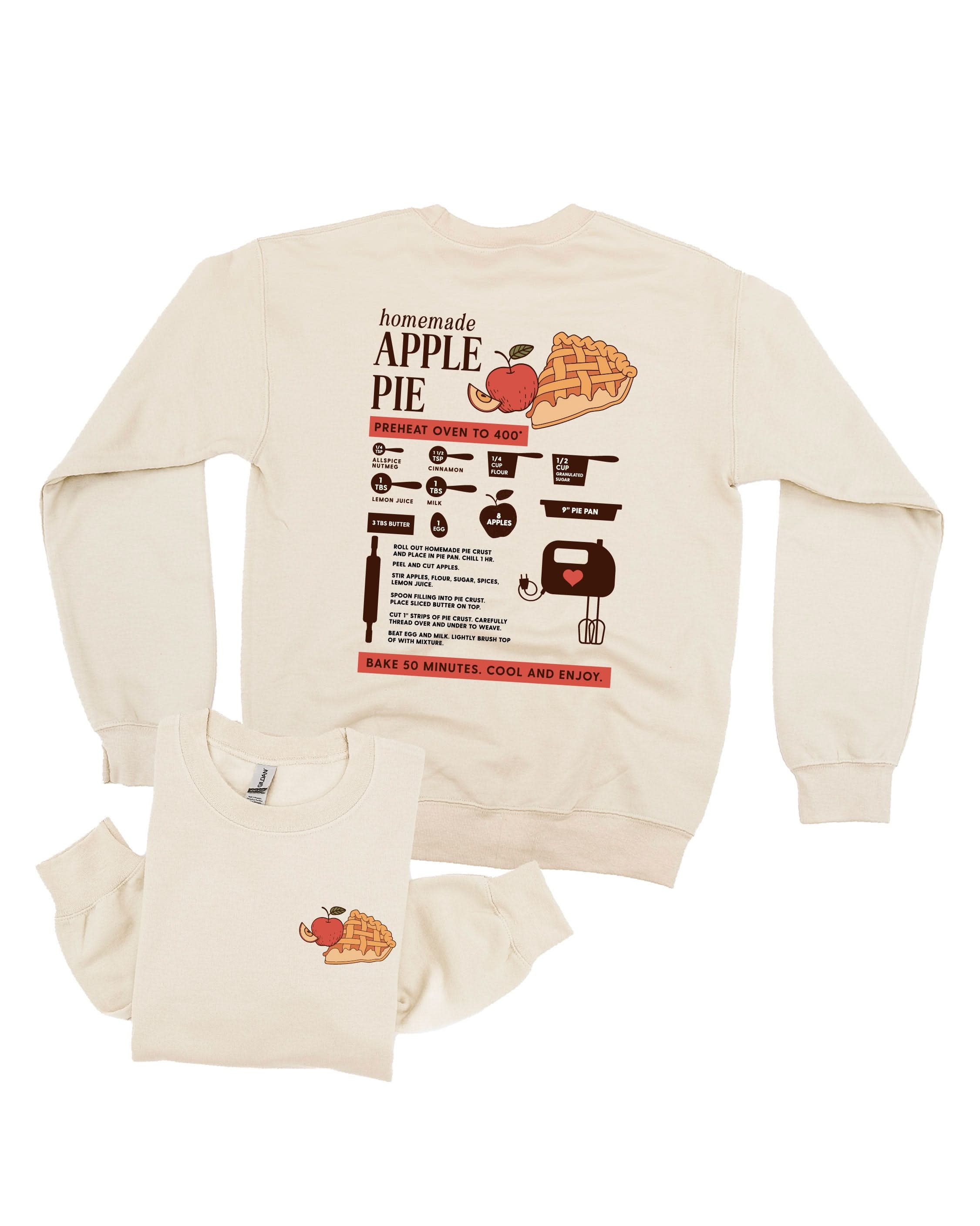 Homemade Apple Pie - BASIC Fleece Little Mama Shirt Shop LLC