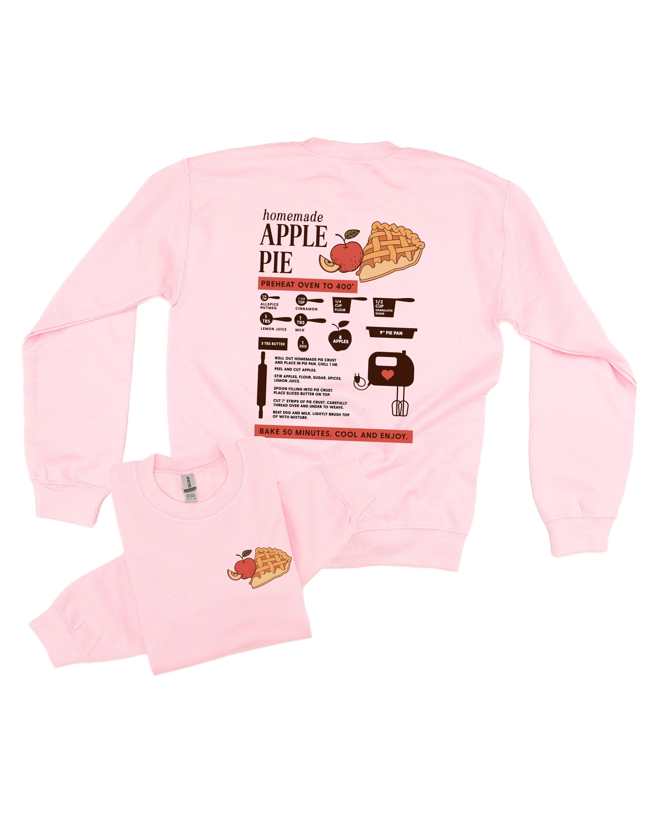 Homemade Apple Pie - BASIC Fleece Little Mama Shirt Shop LLC