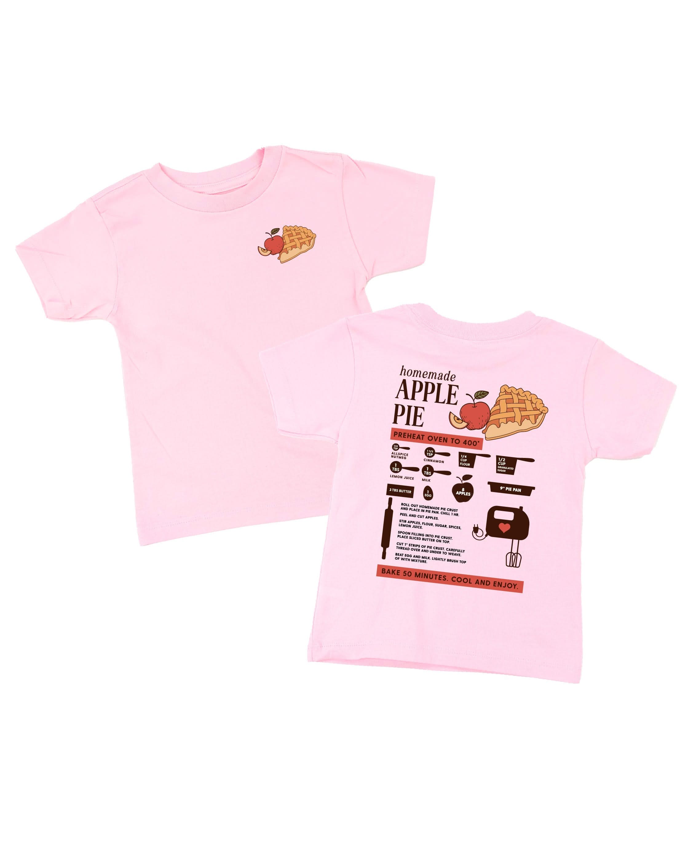 Homemade Apple Pie - Child Tee Little Mama Shirt Shop