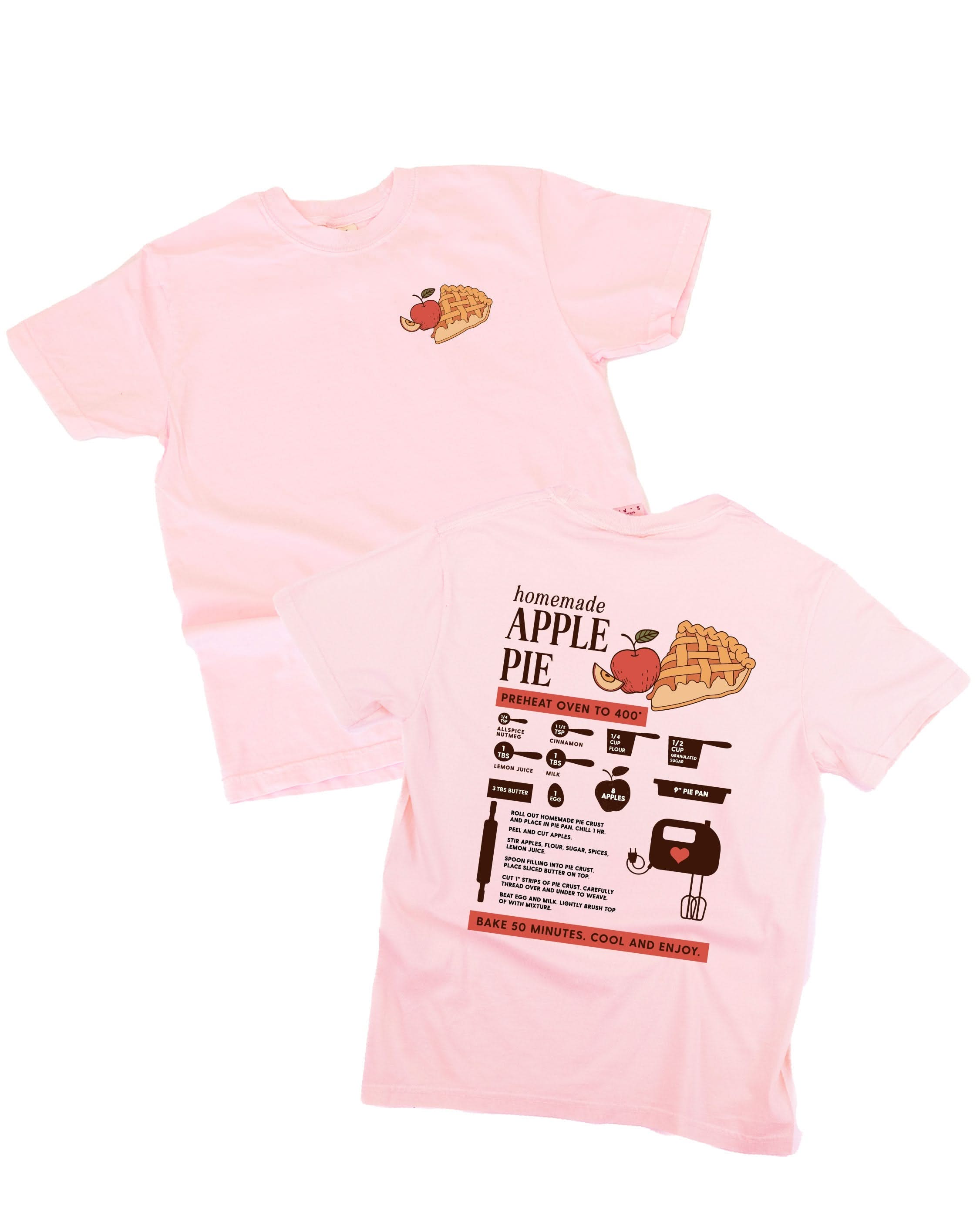 Homemade Apple Pie - Comfort Colors Tee Little Mama Shirt Shop