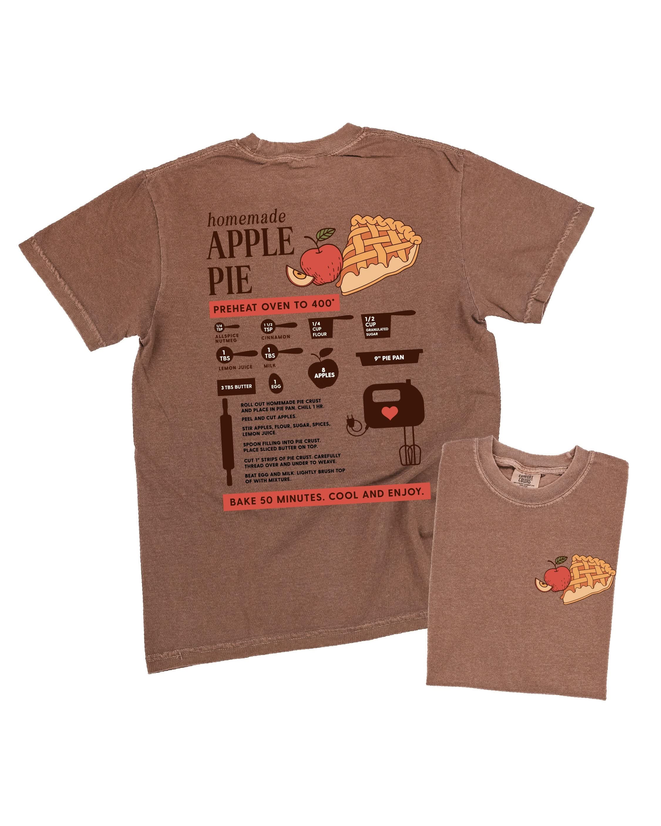 Homemade Apple Pie - Comfort Colors Tee Little Mama Shirt Shop