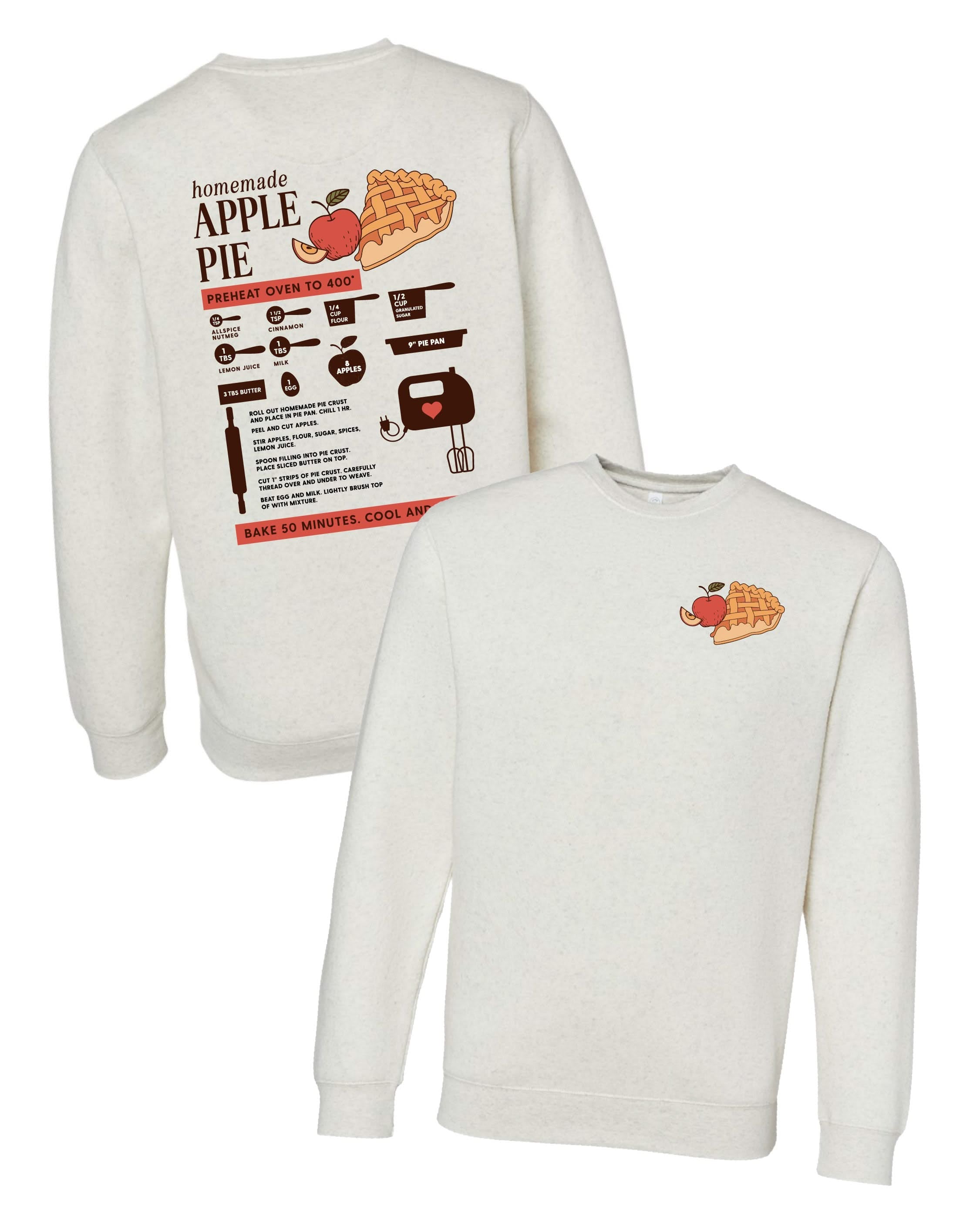 Homemade Apple Pie - ELEVATED Fleece Little Mama Shirt Shop LLC