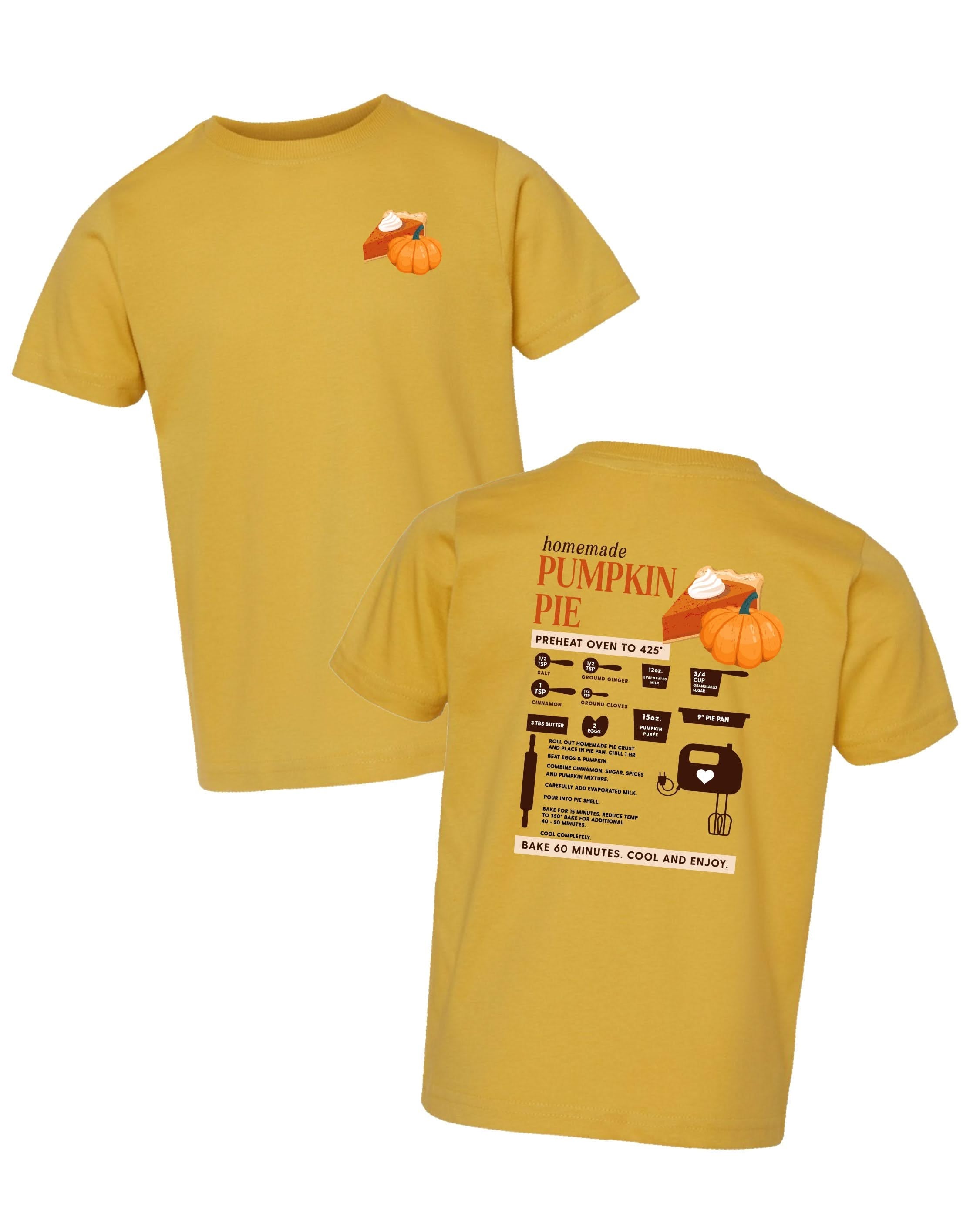 Homemade Pumpkin Pie - Child Tee Little Mama Shirt Shop