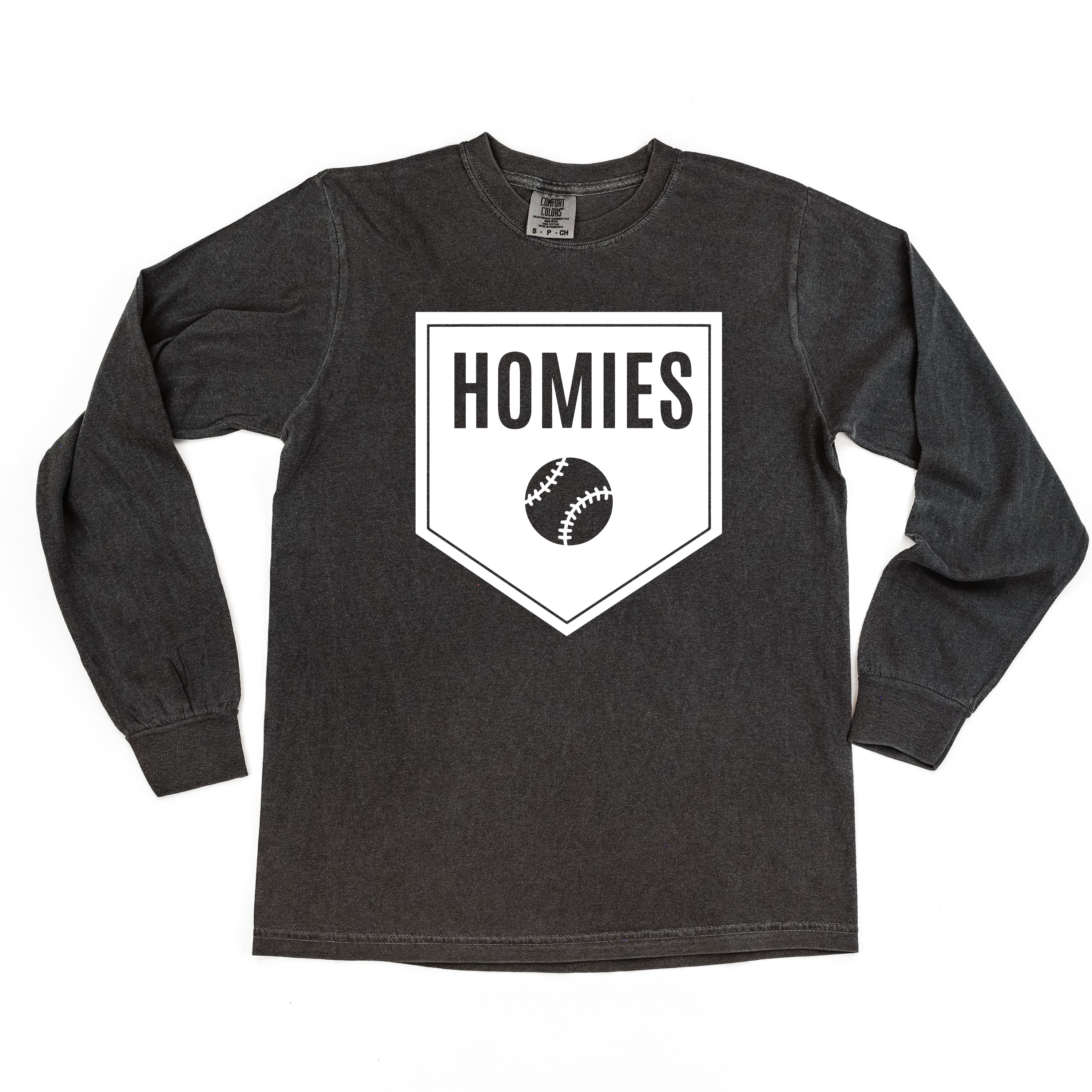 Homies - LONG SLEEVE Comfort Colors Tee Little Mama Shirt Shop
