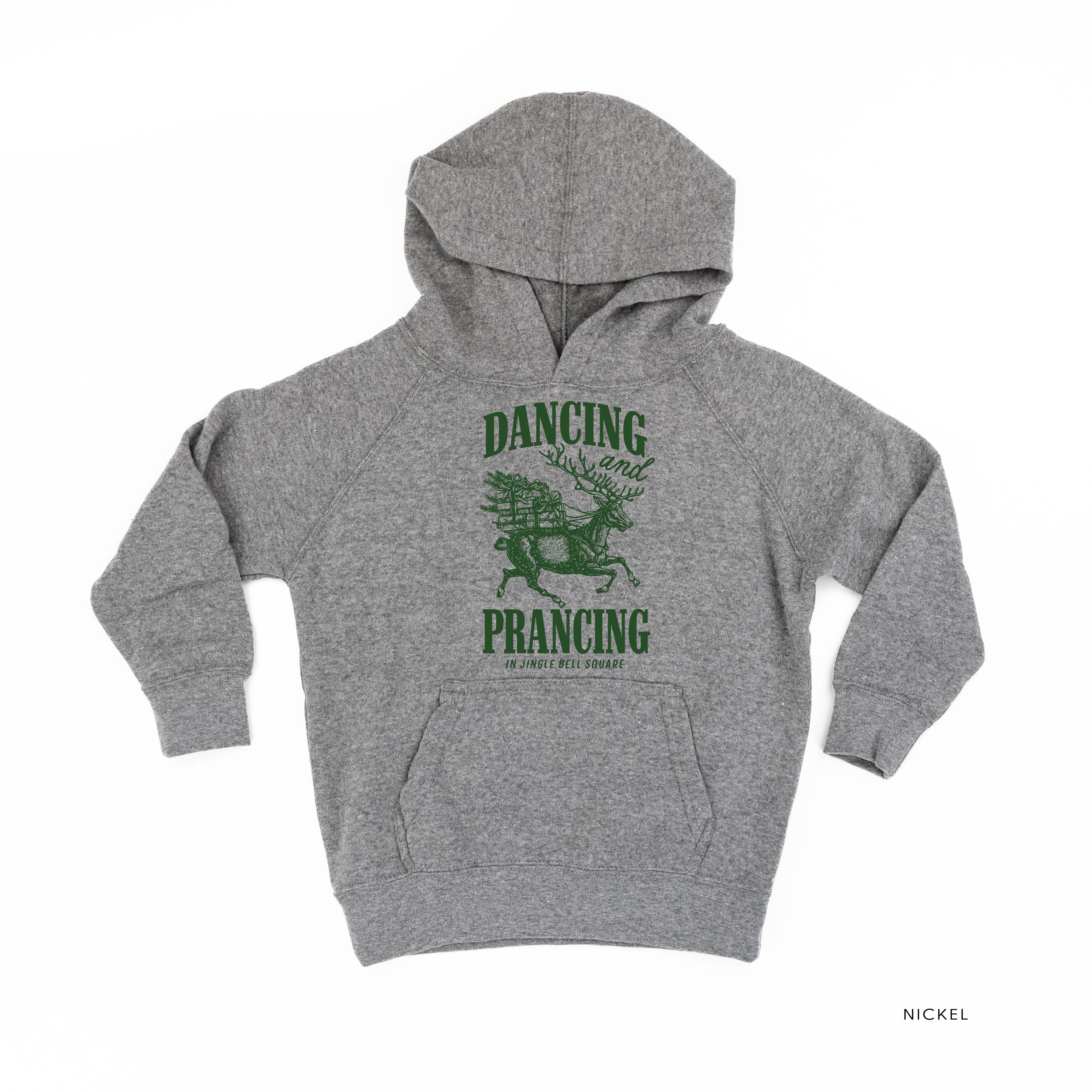 Dancing and Prancing in Jingle Bell Square - Child HOODIE Little Mama Shirt Shop LLC