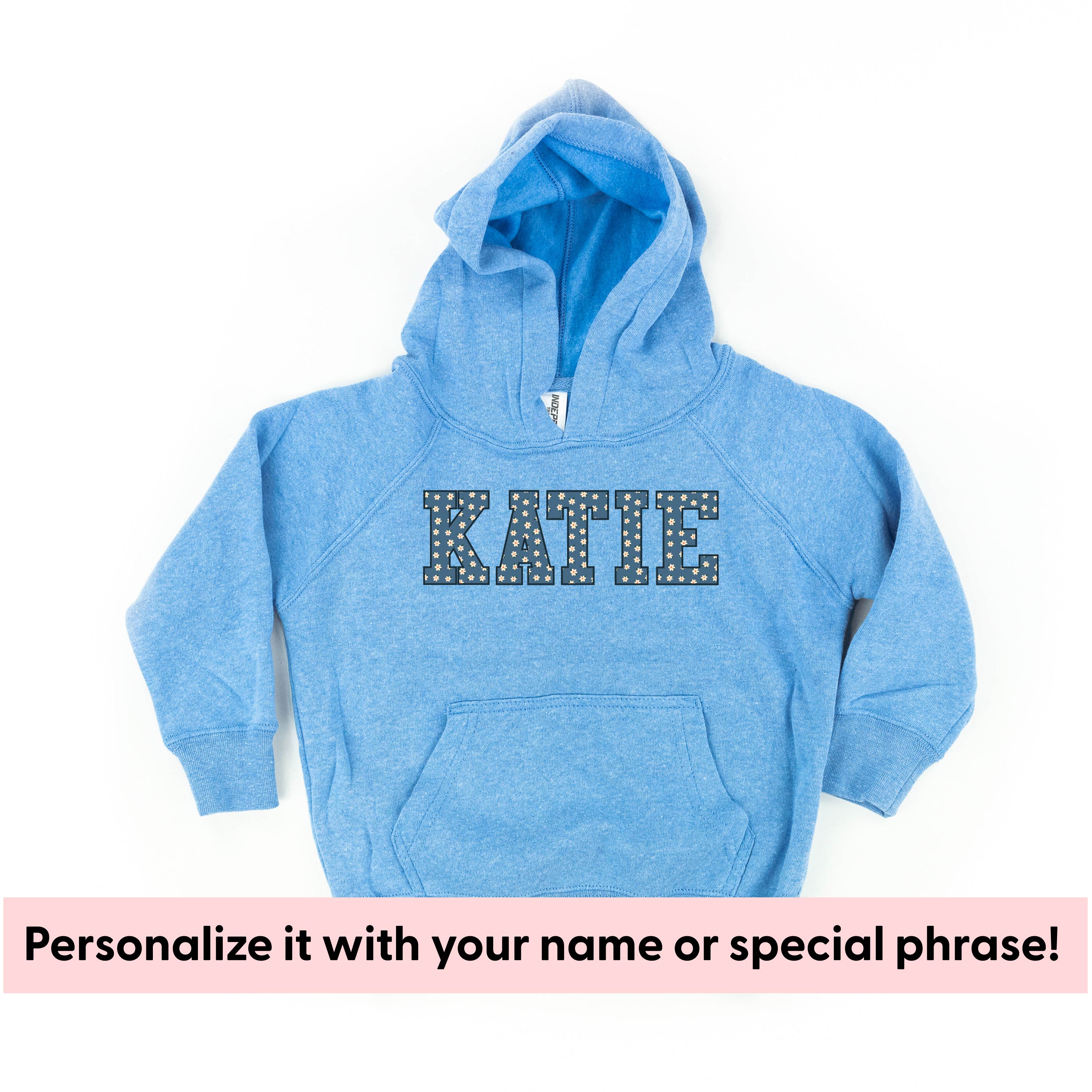 Denim Daisies - Semi-Custom - Child HOODIE Little Mama Shirt Shop LLC