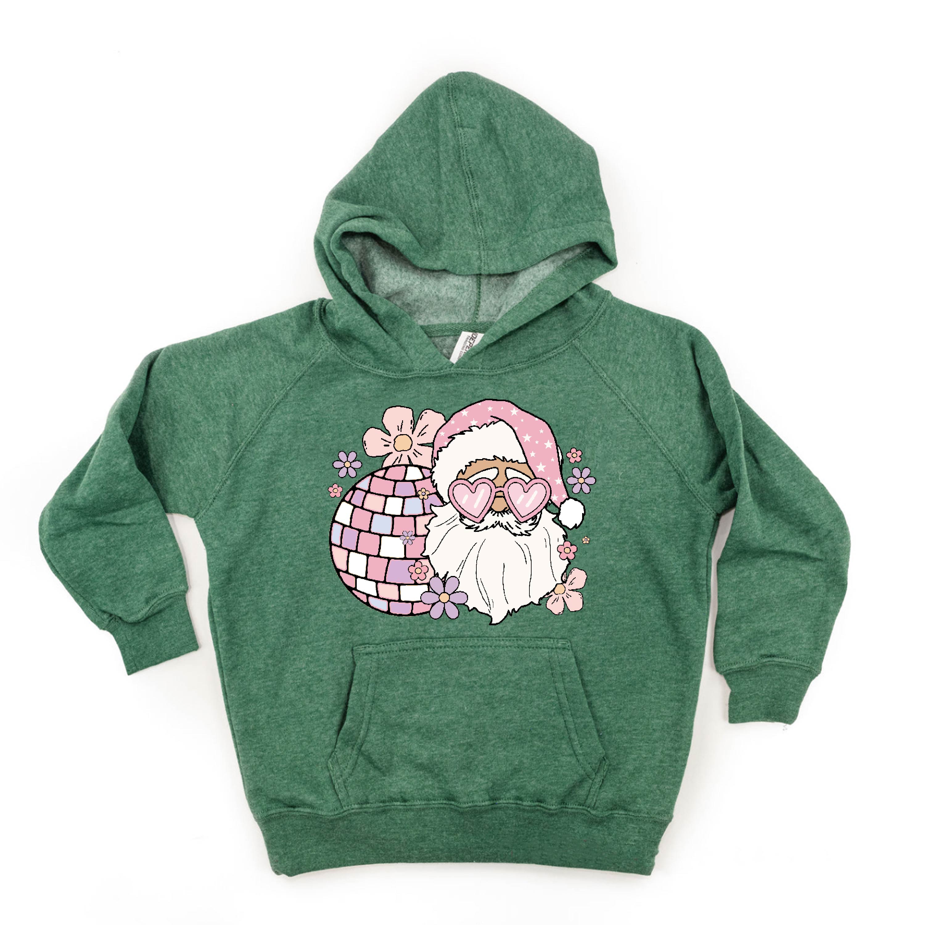 Disco Santa - Child HOODIE Little Mama Shirt Shop LLC