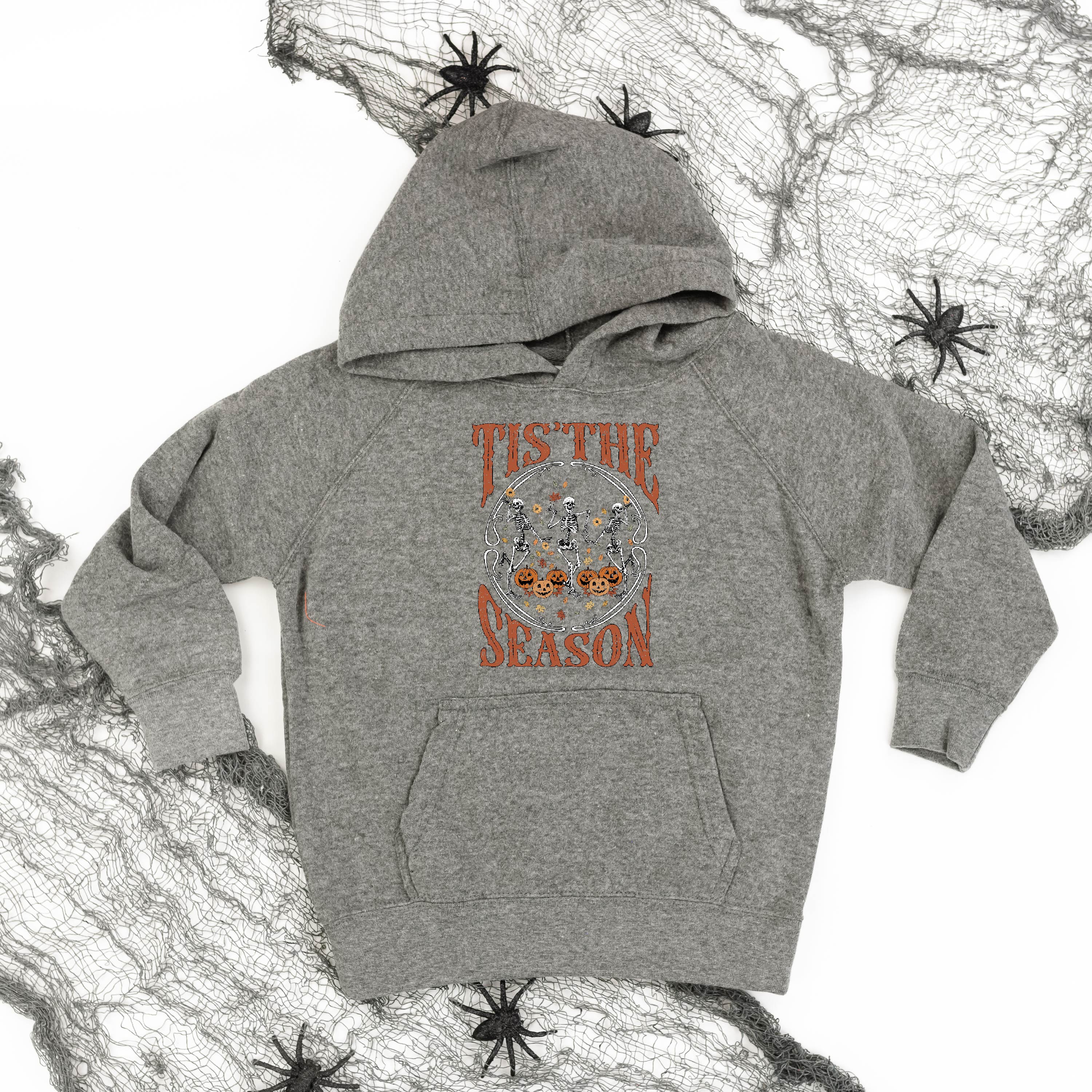 Tis' the Season (Festive Skeletons) - Child Hoodie Little Mama Shirt Shop LLC