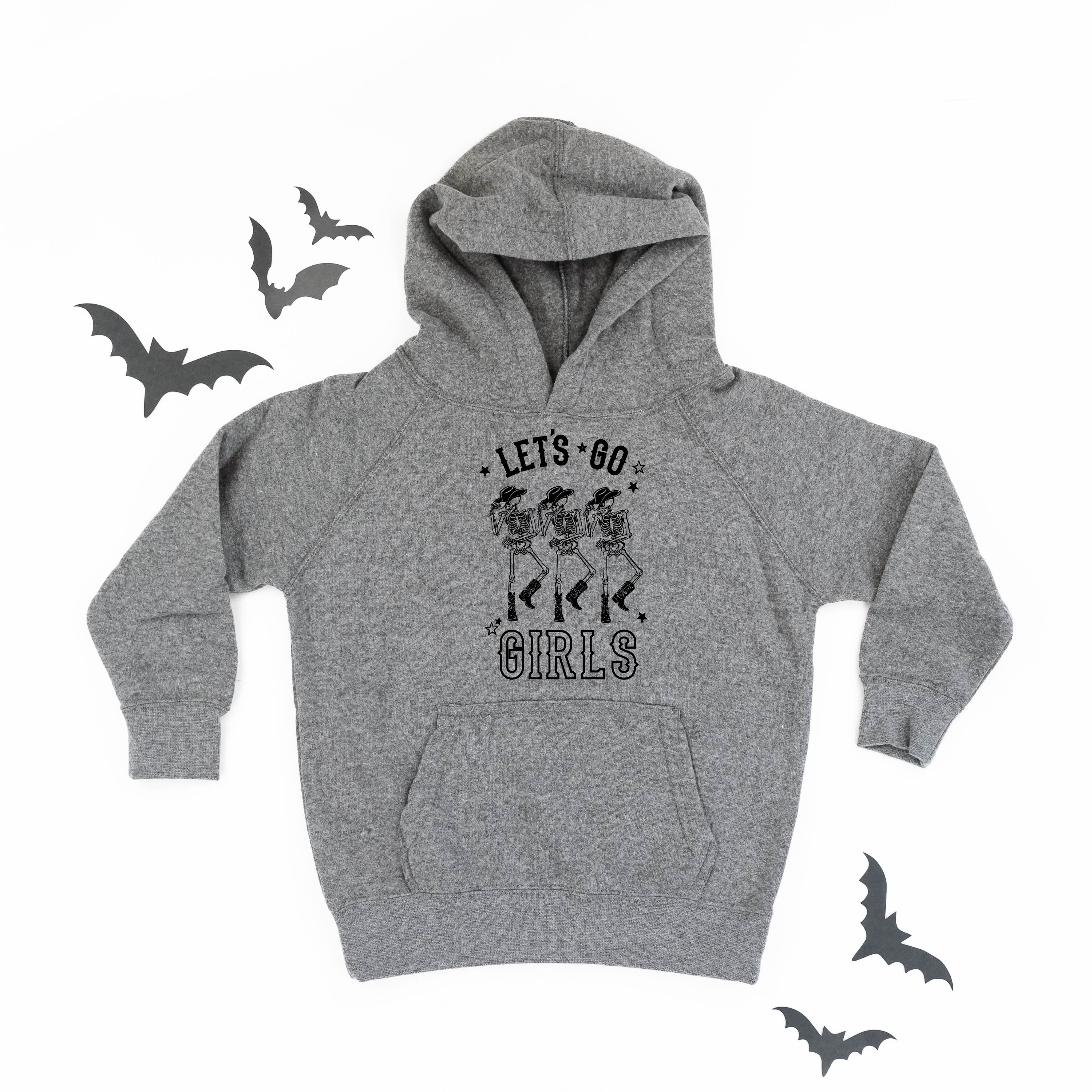 Cowgirl Skellies - Let's Go Girls - Child Hoodie Little Mama Shirt Shop LLC