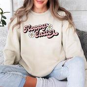 Hoppy Easter - Daisies - BASIC Fleece Little Mama Shirt Shop LLC