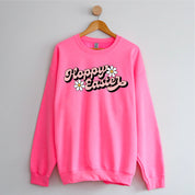 Hoppy Easter - Daisies - BASIC Fleece Little Mama Shirt Shop LLC