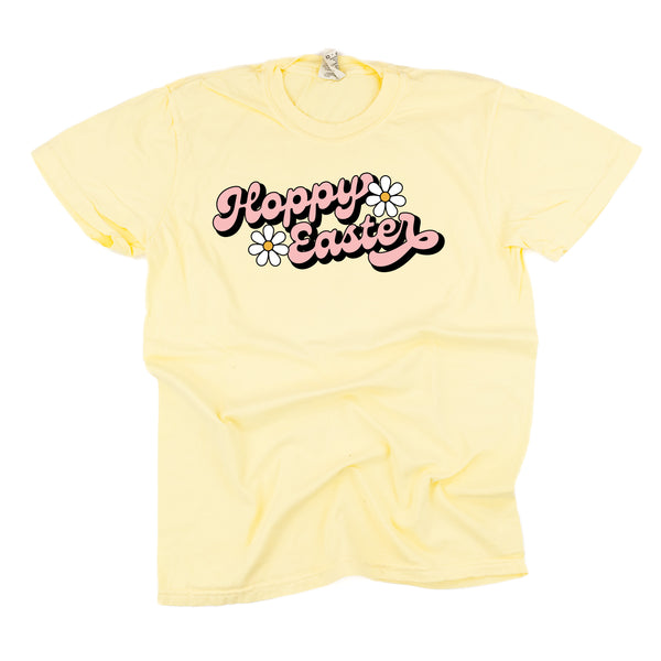 Hoppy Easter - Daisies - SHORT SLEEVE COMFORT COLORS TEE