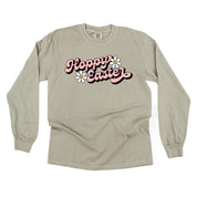Hoppy Easter - Daisies - LONG SLEEVE Comfort Colors Tee Little Mama Shirt Shop