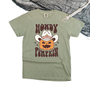 Howdy Pumpkin - Comfort Colors Tee Little Mama Shirt Shop