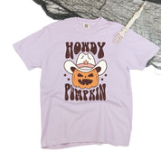 Howdy Pumpkin - Comfort Colors Tee Little Mama Shirt Shop
