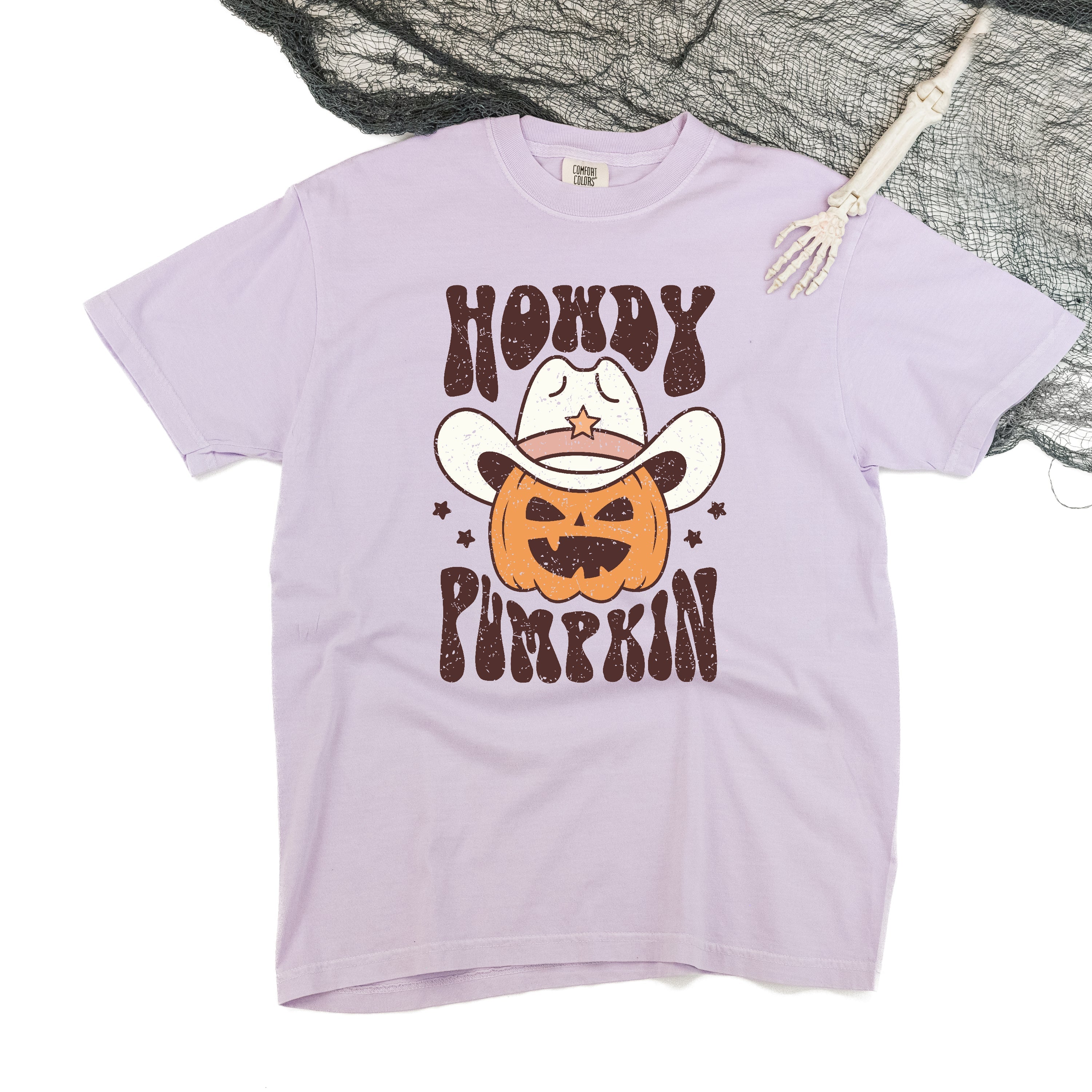 Howdy Pumpkin - Comfort Colors Tee Little Mama Shirt Shop
