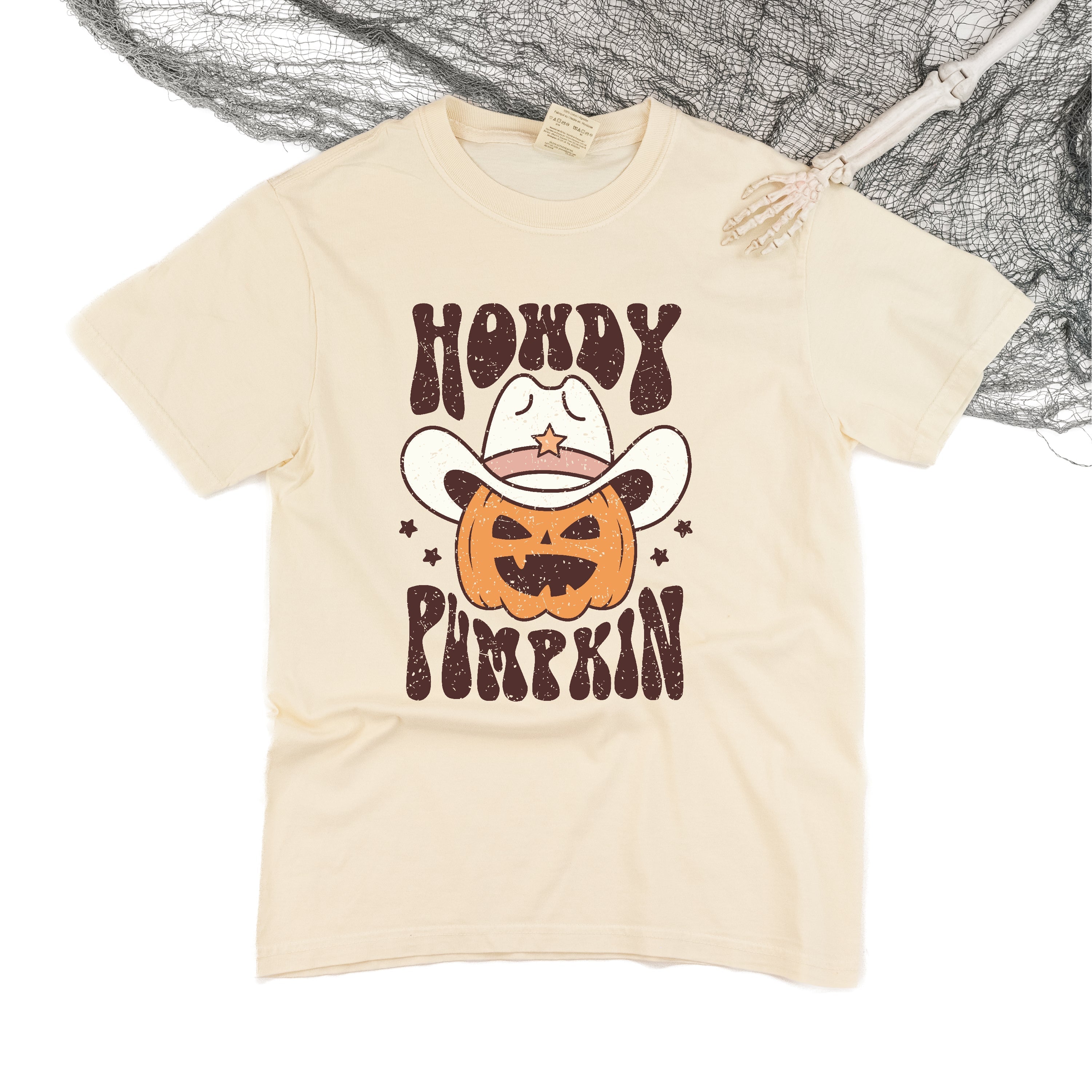 Howdy Pumpkin - Comfort Colors Tee Little Mama Shirt Shop