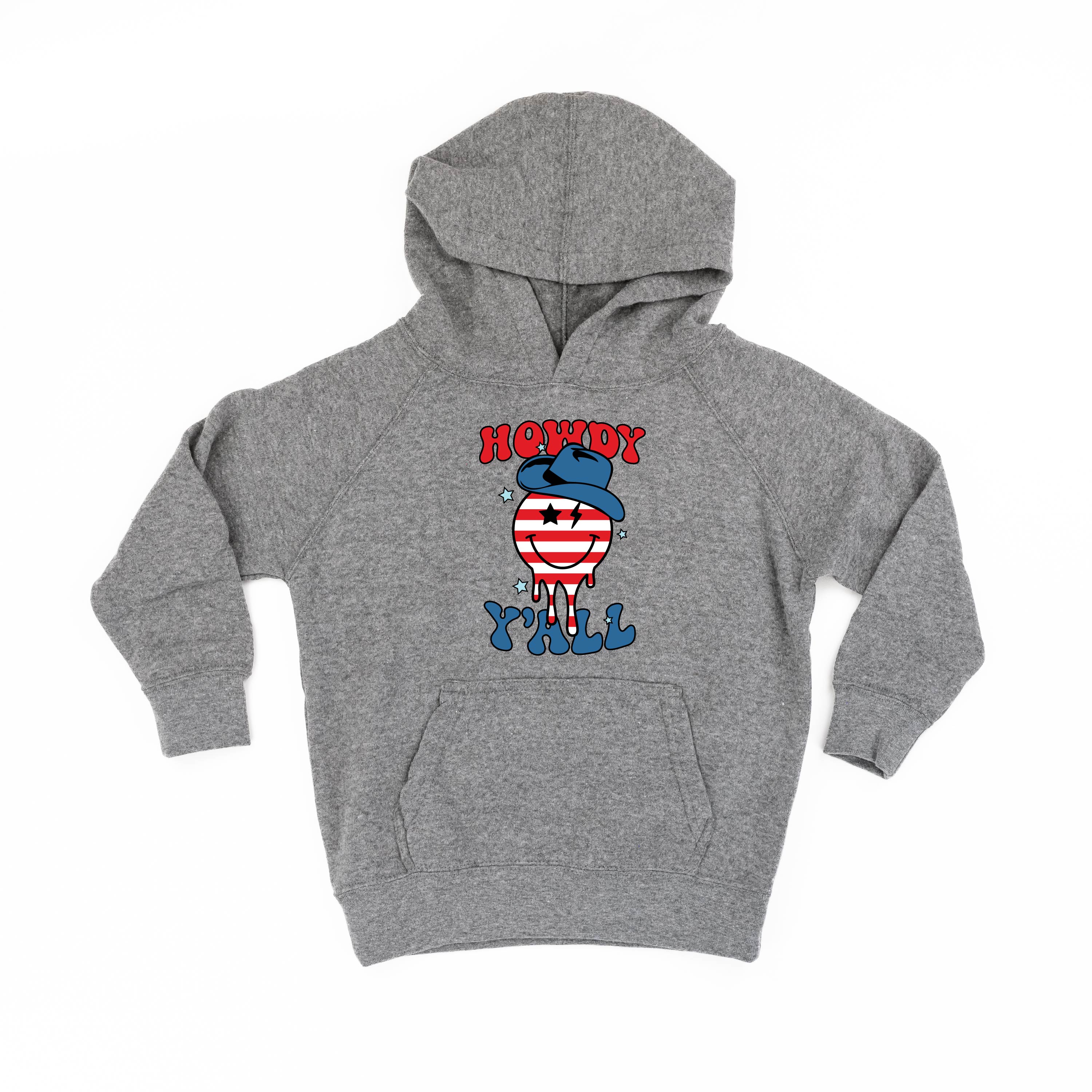 Howdy Y'all - Cowboy Smiley - Child HOODIE Little Mama Shirt Shop LLC