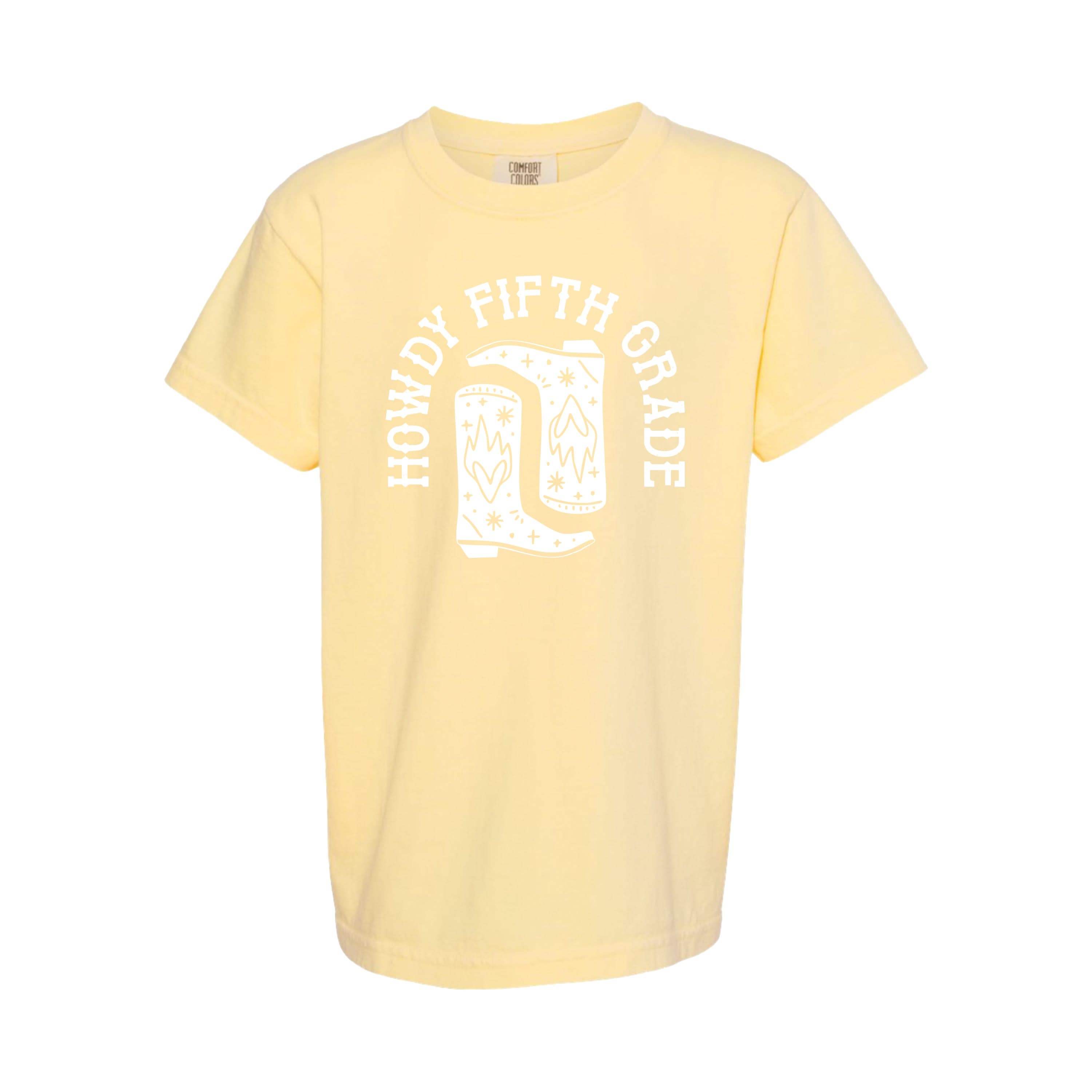 Howdy (Choose Your Grade) - YOUTH Comfort Colors Tee Little Mama Shirt Shop