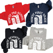 Howdy (Choose Your Grade) - BASIC Fleece Little Mama Shirt Shop LLC