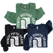 Howdy (Choose Your Grade) - BASIC Fleece Little Mama Shirt Shop LLC