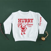 Hurry Down The Chimney Tonight (sd) - Child Sweater Little Mama Shirt Shop
