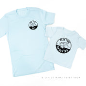 Reel Cool Dad (pocket) / Daughter - Set of 2 Tees Little Mama Shirt Shop