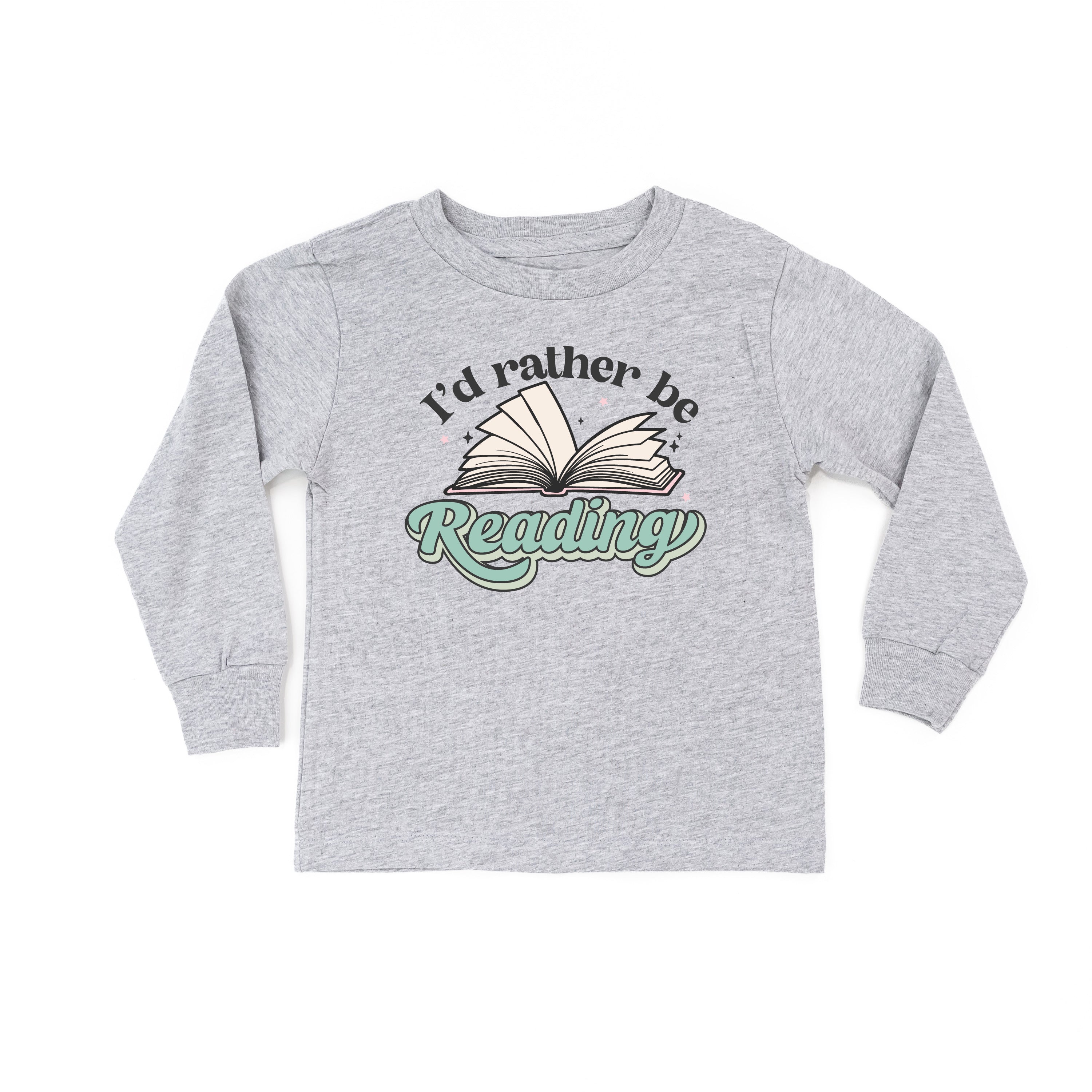 I'd Rather Be Reading - Child Long Sleeve Tee Little Mama Shirt Shop