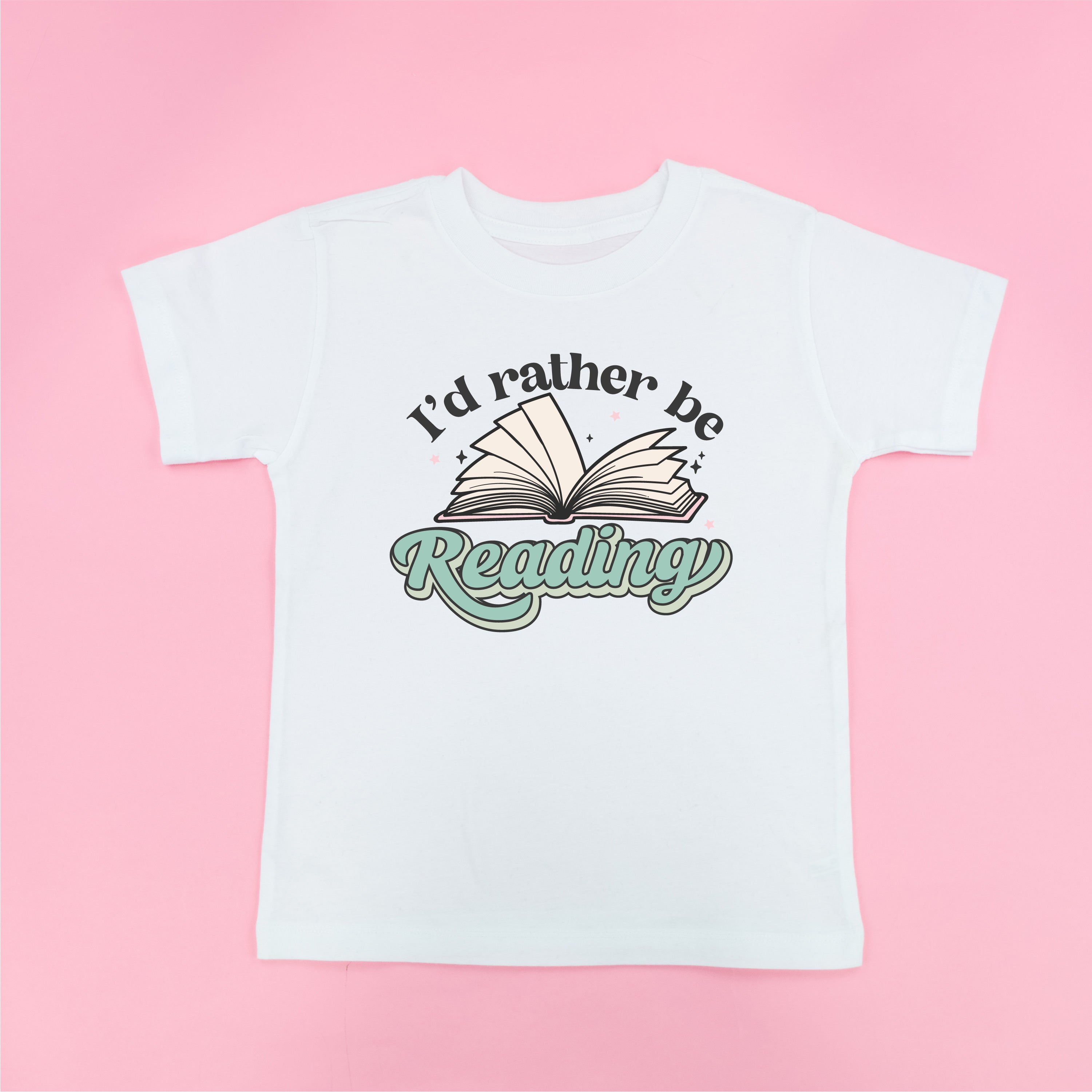 I'd Rather Be Reading - Child Tee – Little Mama Shirt Shop LLC