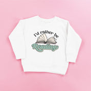 I'd Rather Be Reading - Child Sweater Little Mama Shirt Shop