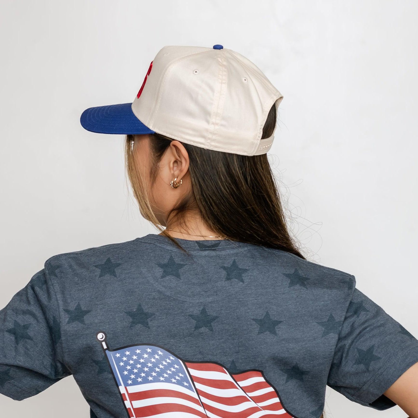 Puff Embroidered Trucker - 1776 Little Mama Shirt Shop