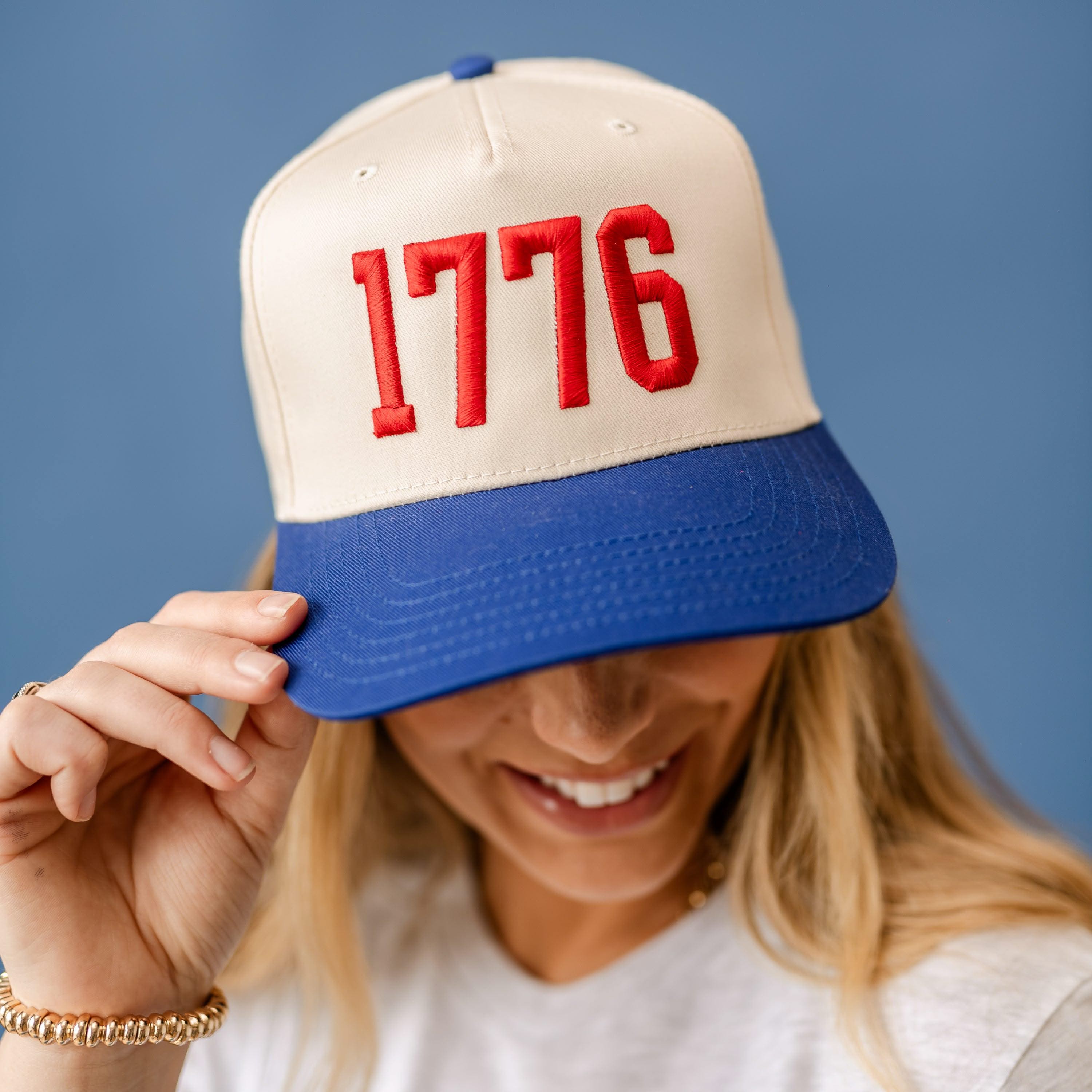 Puff Embroidered Trucker - 1776 Little Mama Shirt Shop