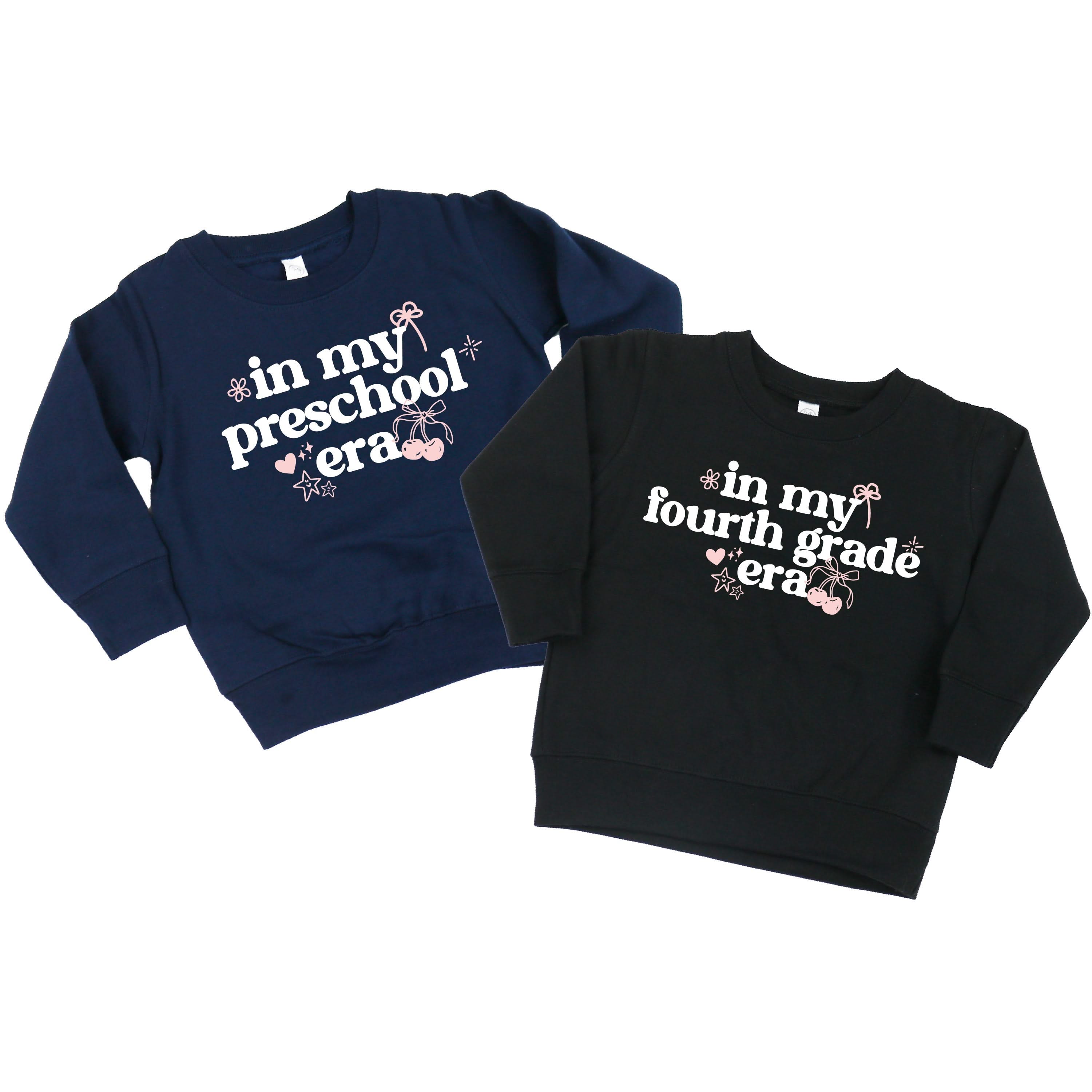 In My (Choose Your Grade) Era - Child Sweater Little Mama Shirt Shop