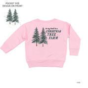 In My Heart Is A Christmas Tree Farm (pf&b) - Child Sweater Little Mama Shirt Shop