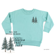 In My Heart Is A Christmas Tree Farm (pf&b) - Child Sweater Little Mama Shirt Shop