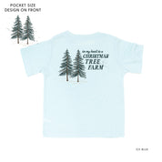 In My Heart Is A Christmas Tree Farm (pf&b) - Child Tee Little Mama Shirt Shop