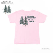 In My Heart Is A Christmas Tree Farm (pf&b) - Child Tee Little Mama Shirt Shop
