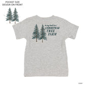 In My Heart Is A Christmas Tree Farm (pf&b) - Child Tee Little Mama Shirt Shop