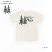 In My Heart Is A Christmas Tree Farm (pf&b) - Child Tee Little Mama Shirt Shop