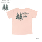 In My Heart Is A Christmas Tree Farm (pf&b) - Child Tee Little Mama Shirt Shop