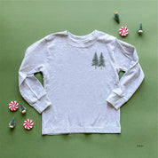 In My Heart Is A Christmas Tree Farm (pf&b) - Child LONG SLEEVE Tee Little Mama Shirt Shop