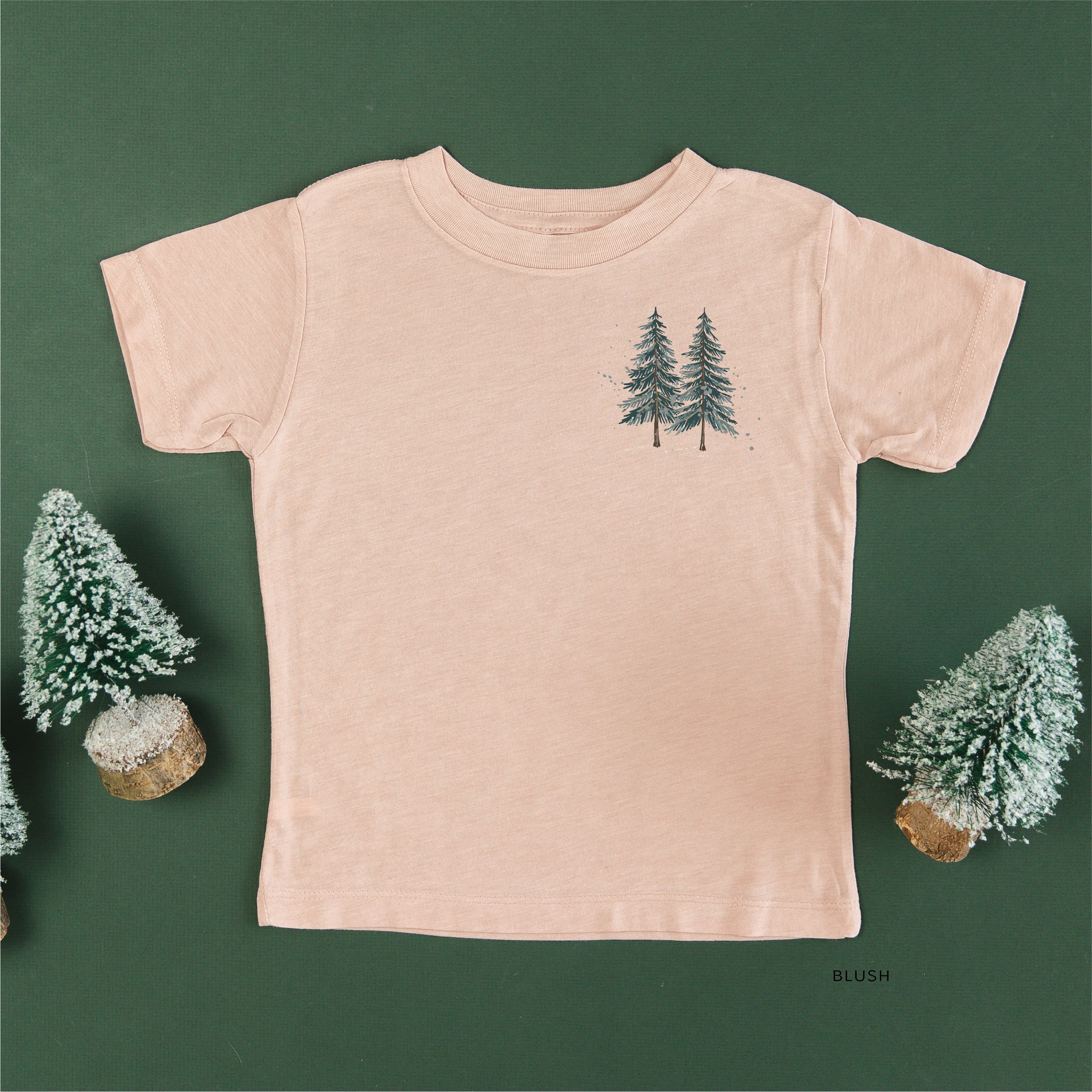 In My Heart Is A Christmas Tree Farm (pf&b) - Child Tee Little Mama Shirt Shop