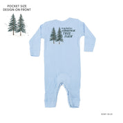 In My Heart Is A Christmas Tree Farm (pf&b) - Baby Sleeper Little Mama Shirt Shop