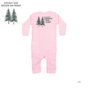In My Heart Is A Christmas Tree Farm (pf&b) - Baby Sleeper Little Mama Shirt Shop