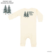 In My Heart Is A Christmas Tree Farm (pf&b) - Baby Sleeper Little Mama Shirt Shop