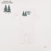 In My Heart Is A Christmas Tree Farm (pf&b) - Baby Sleeper Little Mama Shirt Shop